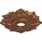 Ekena Millwork Riley Ceiling Medallion (Fits Canopies up to 4 5/8"), 18"OD x 3 1/2"ID x 1 1/2"P, Polished Copper CM18RLPOS - alternate 3